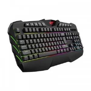 Havit KB505L মাল্টি ফাংশন USB ব্যাকলিট গেমিং কিবোর্ড – 1 বছর ওয়ারেন্টি