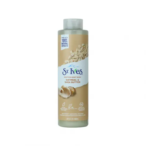 St.Ives Oatmeal & Shea Butter সুদিং বডি ওয়াশ 650ml