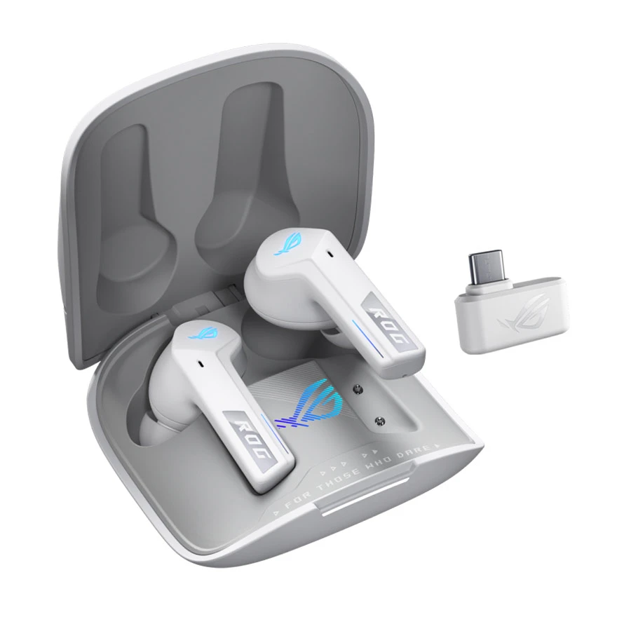 ASUS ROG Cetra True Wireless SpeedNova ANC Gaming Earbuds White