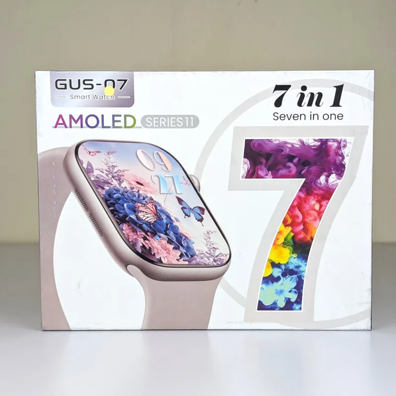 GUS-07 Series 11 স্মার্ট ওয়াচ – 7 in 1 স্ট্র্যাপ সেট