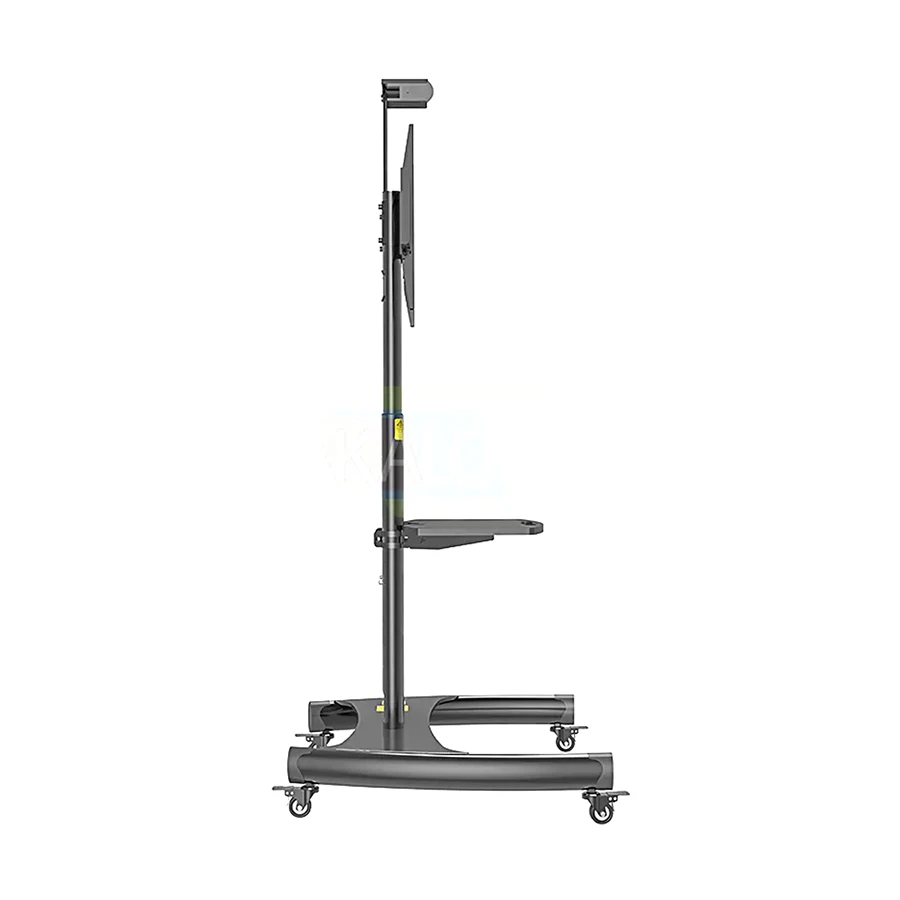 Kaloc KLC-150/B 32-75 Inch Adjustable Mobile TV Trolley, Black