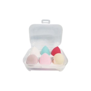 Beauty Makeup Sponge Puff 6Pcs Set Box  (China)