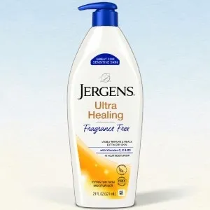 Jergens Ultra Healing ফ্র্যাগরেন্স ফ্রি বডি লোশন, এক্সট্রা ড্রাই স্কিন 621ml