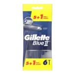 Gillette Blue 2 ডিসপোজেবল রেজার (5 + 1 পিস)