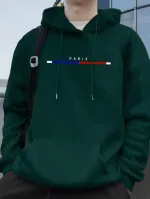 Men's Full Sleeve Winter Hoodie, 280 GSM Cotton, Sizes M to XL