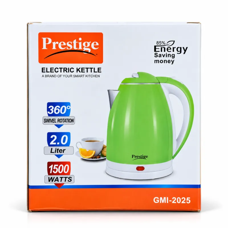 Prestige ইলেকট্রিক কেটলি 2.0 লিটার – 1500W