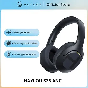 Haylou S35 ANC হেডফোন - কালো