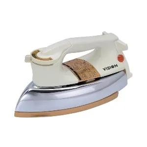 VISION ইলেকট্রিক হেভি আয়রন 1000W শক ও বার্ন প্রুফ VIS-DEI-012