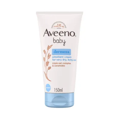 Aveeno Baby Dermexa ইমোলিয়েন্ট ক্রিম, খুব শুষ্ক ও চুলকানিপ্রবণ ত্বকের জন্য 150ml