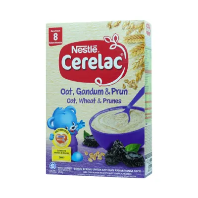 Nestle Cerelac বেবি সিরিয়াল ওট, হুইট ও প্রুনস 250g