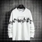 Men's Mesh Fabric Full Sleeve T-Shirt, Mixed Cotton 150 GSM