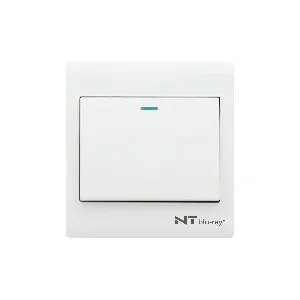 NT blu-ray Primo White 1 গ্যাং 1 ওয়ে সুইচ