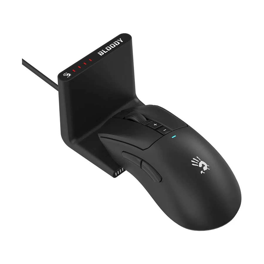 A4Tech Bloody R73 Ultra Duo Black Wireless Gaming Mouse with Dock