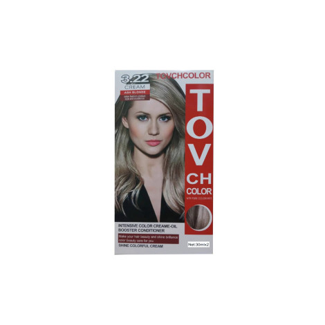 Tovch Hair color 30ml*2 -  3.22 Ash Blonde (China)
