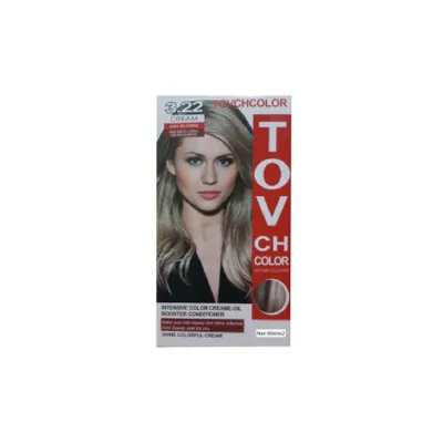 Tovch হেয়ার কালার 30ml*2 - 3.22 অ্যাশ ব্লন্ড