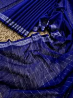 নকশী পাড়ের সুতি শাড়ি, আলাদা ব্লাউজ পিসসহ, 4 রং