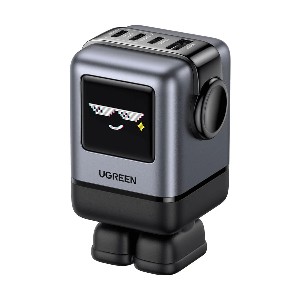 Ugreen Nexode RG X688 USB & Tri USB-C 100W GaN Black Charger (2 Pin, US)