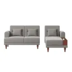 Regal Daper L শেপ সোফা SDC-393-3-1-20 (ফেব্রিক-2147)