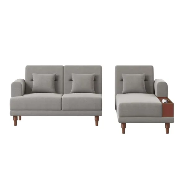 Regal Daper L শেপ সোফা SDC-393-3-1-20 (ফেব্রিক-2147)