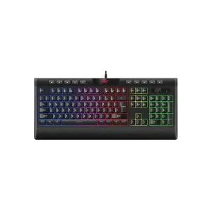 Havit KB487L USB মাল্টি-ফাংশন ব্যাকলিট কালো গেমিং কিবোর্ড – 1 বছরের ওয়ারেন্টি