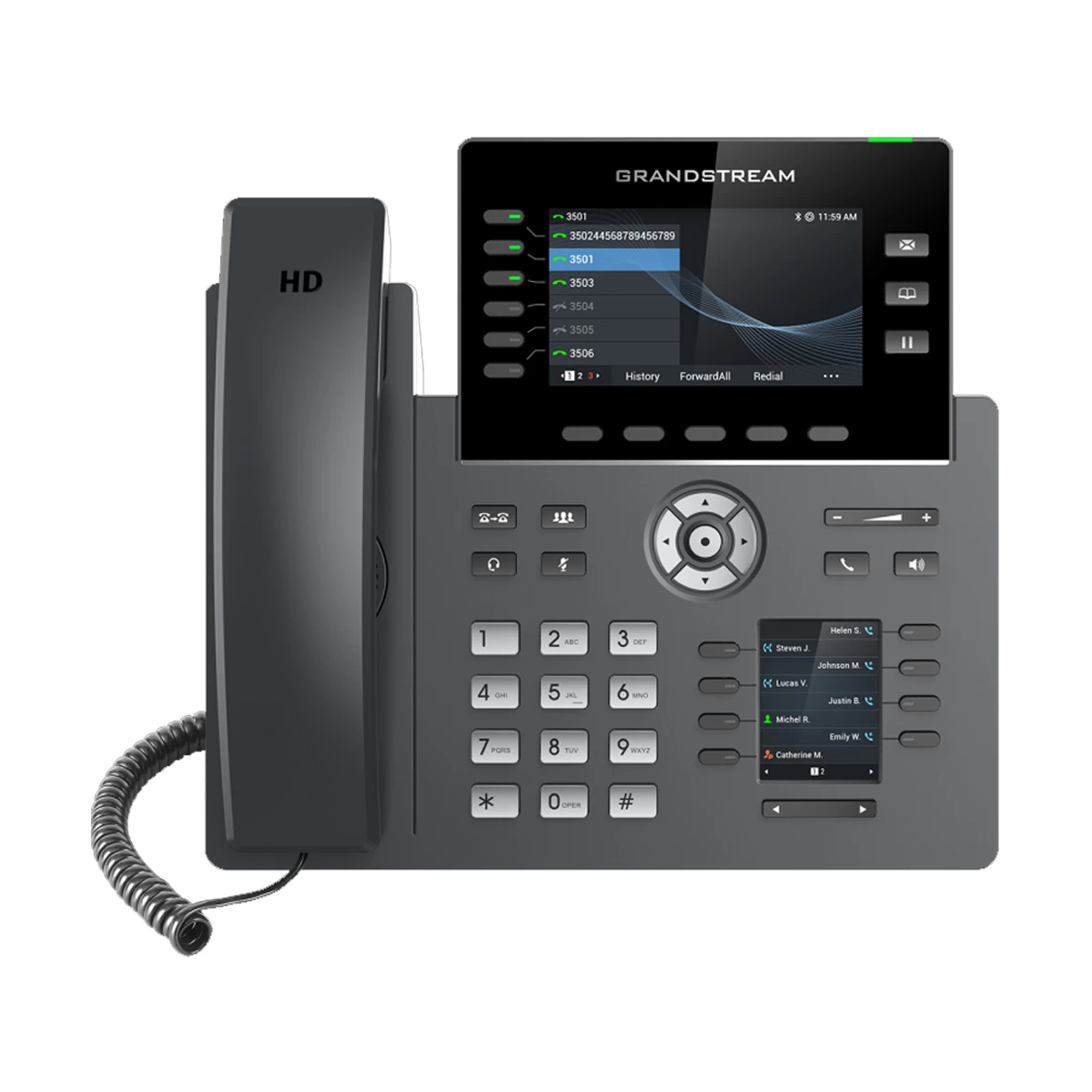 Grandstream GRP2616 6-Line Wi-Fi IP Phone with Adapter