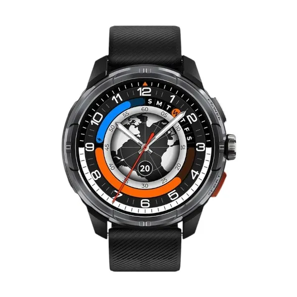 Haylou Solar Ultra Black GPS ব্লুটুথ কলিং স্মার্ট ওয়াচ