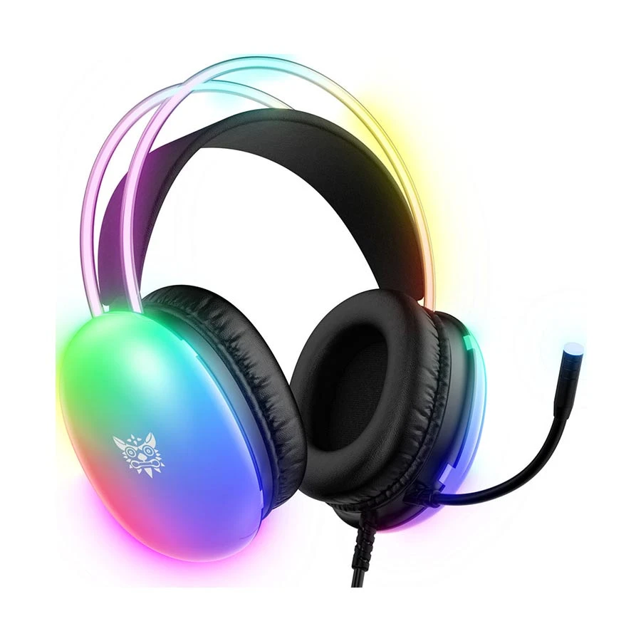 Onikuma X25 RGB Wired Black Stereo Gaming Headphone