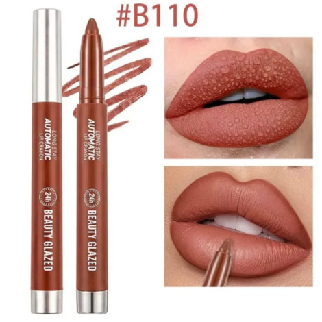 Beauty Glazed Long Stay Automatic Lip Crayon - B110 Dusty (China)
