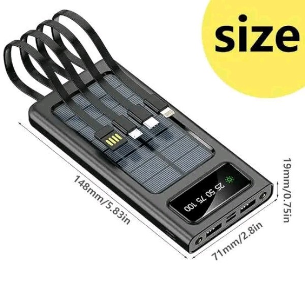 REGRSI Solar Energy Power Bank 10000mah