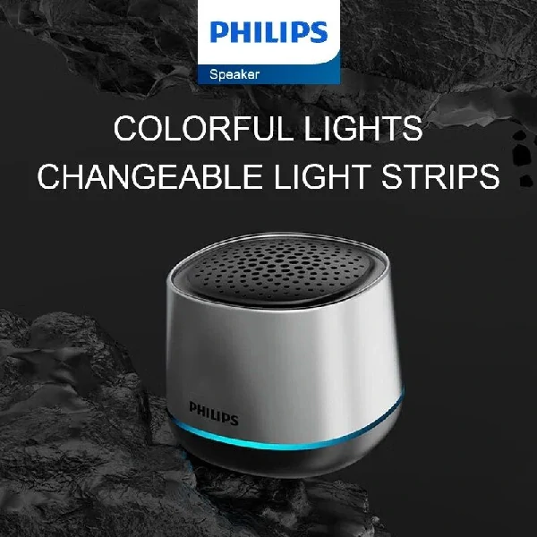 Philips TAS1009 Mini Bluetooth Speaker- Compact & Powerful Sound