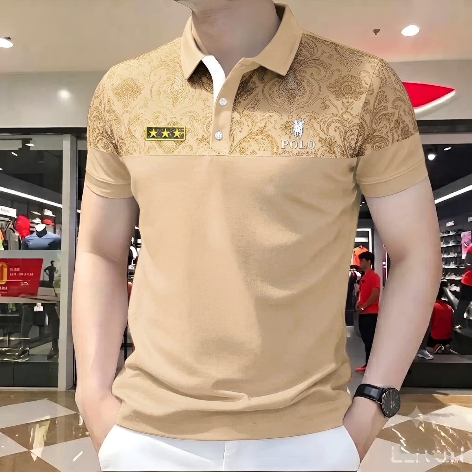 Men's Cotton Half Sleeve Polo Shirt, 200 GSM, 4 Colours