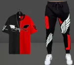 Men's Mesh T-Shirt and Full Pant Combo, 4 Colours, Waist 30 to 34