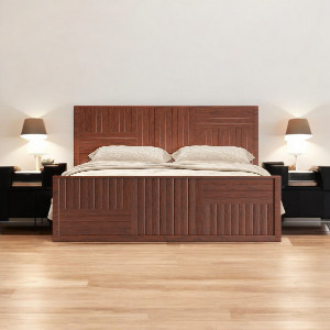 Wooden Bed-JEFER