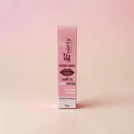 Everly Beauties Aurora Matte Liquid Lipstick - Blushing Nude (China)