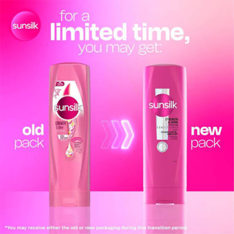 Sunsilk Strength & Shine Ceramide Gloss 3% Complex Conditioner 320ml (Saudi Arabia)