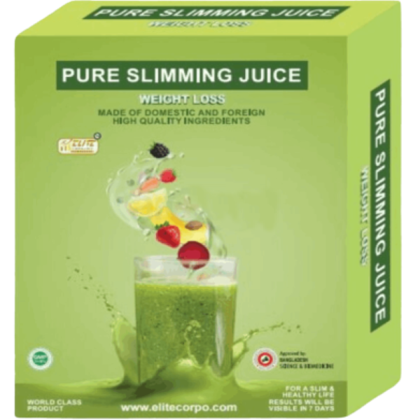 Pure Slimming Juice ও Food Lemon Juice কম্বো প্যাক (প্রতিটি 120 গ্রাম)