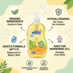 Kodomo Organic 0+ বেবি শ্যাম্পু 400ml