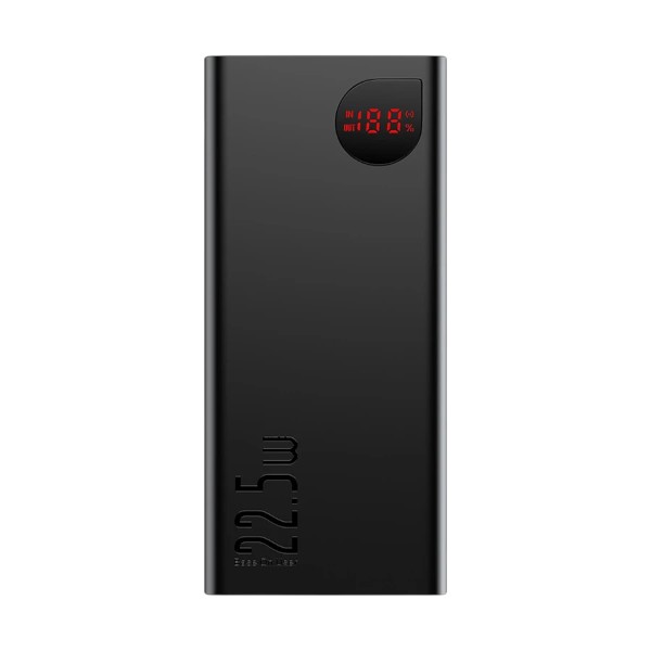 Baseus Adaman PPAD000101 20000mAh ব্ল্যাক 22.5W পাওয়ার ব্যাংক ডিজিটাল ডিসপ্লের সাথে