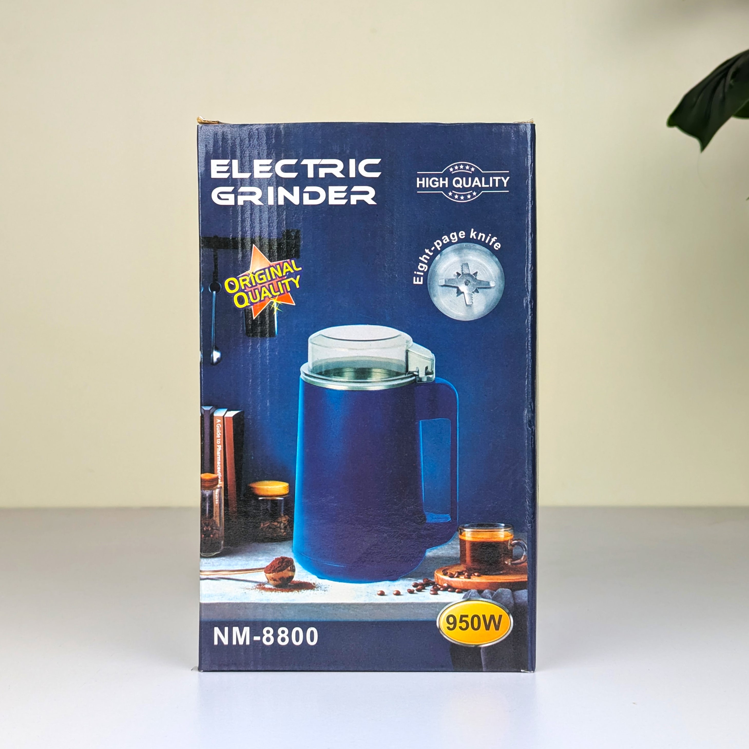 ইলেকট্রিক গ্রাইন্ডার মেশিন 950W NM - মসলা, কফি বিন ও শুকনো শস্যের জন্য