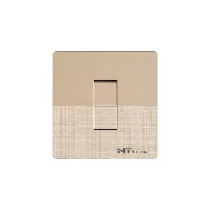 NT blu-ray Chrome Golden 1 গ্যাং 1 ওয়ে সুইচ