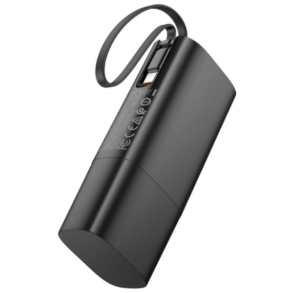 Hoco J148 হ্যান্ডি PD20W 5000mAh পাওয়ার ব্যাংক EU প্লাগ – কালো