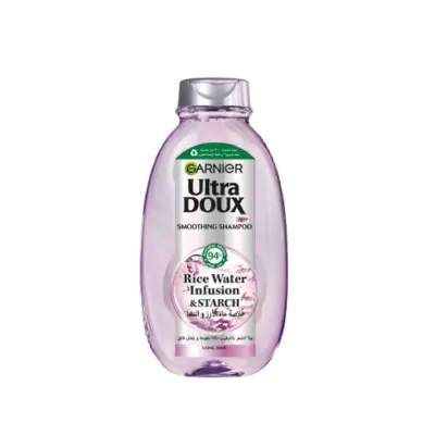 Garnier Ultra Doux রাইস ওয়াটার ইনফিউশন ও স্টার্চ স্মুদিং শ্যাম্পু 600ml