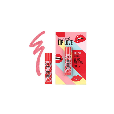 Lakeme Lip Love 22hr Moisture Spf15 Lip Balm- Cherry (India)