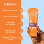 Lotus Herbals Safe Sun UV Screen ম্যাট জেল SPF 50 PA+++ 50 গ্রাম
