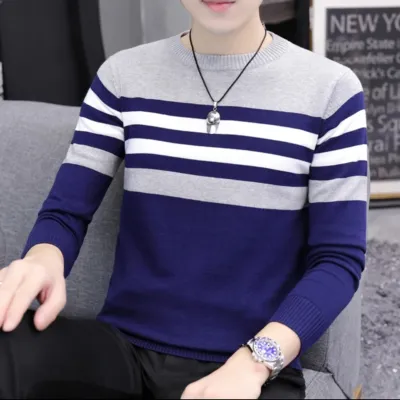 Men's Cotton Long Sleeve T-Shirt, 200 GSM, Sizes M to XL