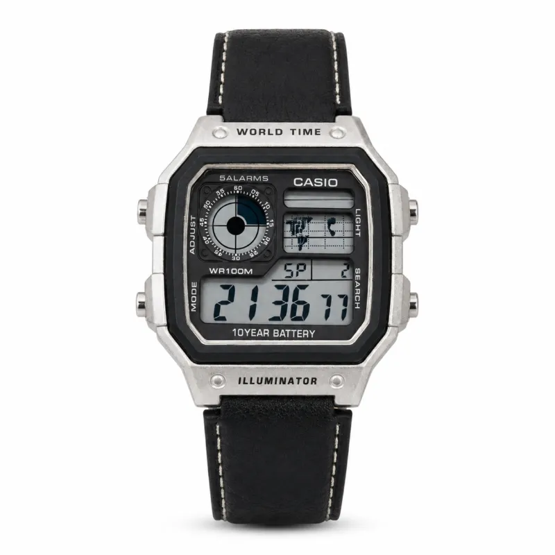 CASIO Illuminator লেদার স্ট্র্যাপ ঘড়ি
