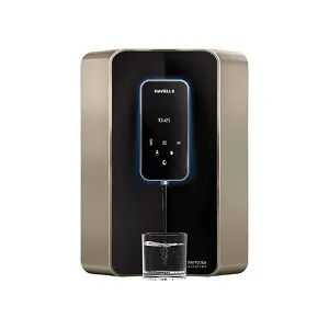 Havells Digi Touch Alkaline 6 লিটার RO + UV ওয়াটার পিউরিফায়ার (শ্যাম্পেন ও কালো) H-2000-WP