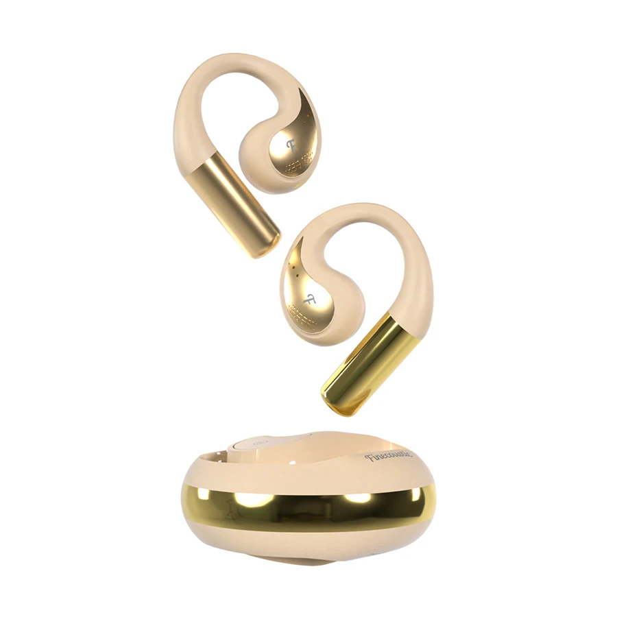 Fantech Finecoustic GROOVE OWS FT21 Open Wearable Earbuds Beige