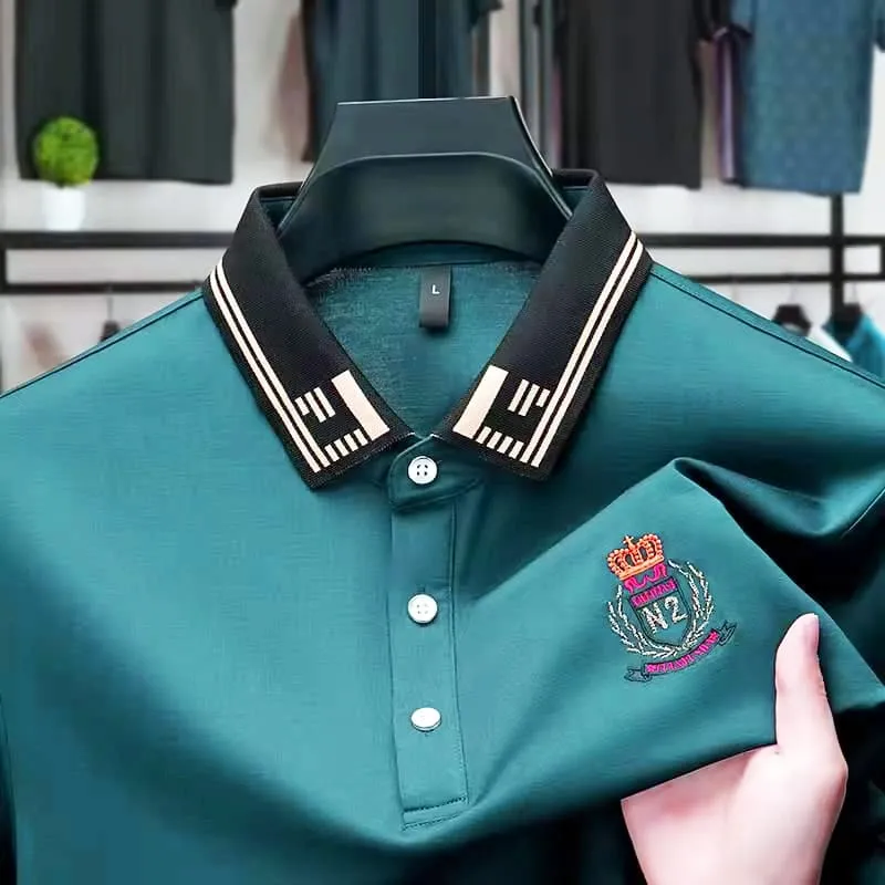 Men's PK Cotton Spandex Polo Shirt, 220 GSM, Sizes M to XL