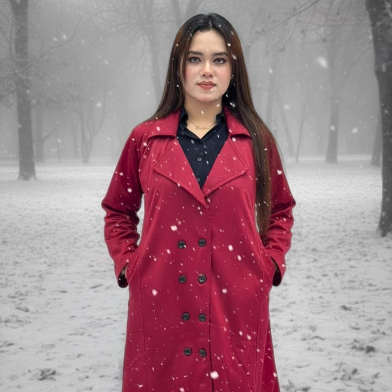 Stylish Ladies Overcoat